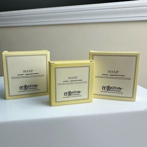 C.O. Bigelow Apothecaries Lavender Peppermint Soap 2 Full 1 Travel Size NEW!